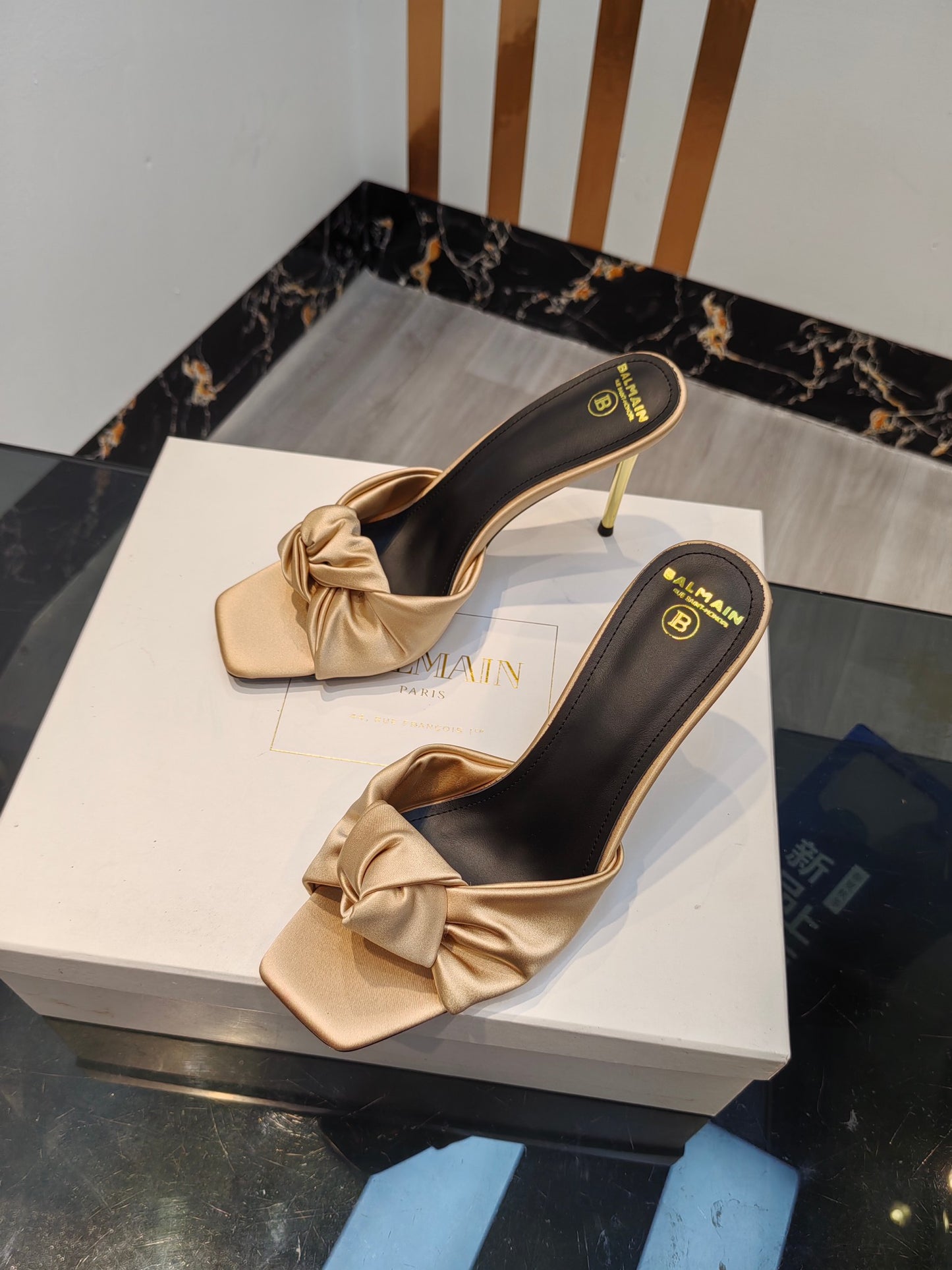 Balmain high heels sandals