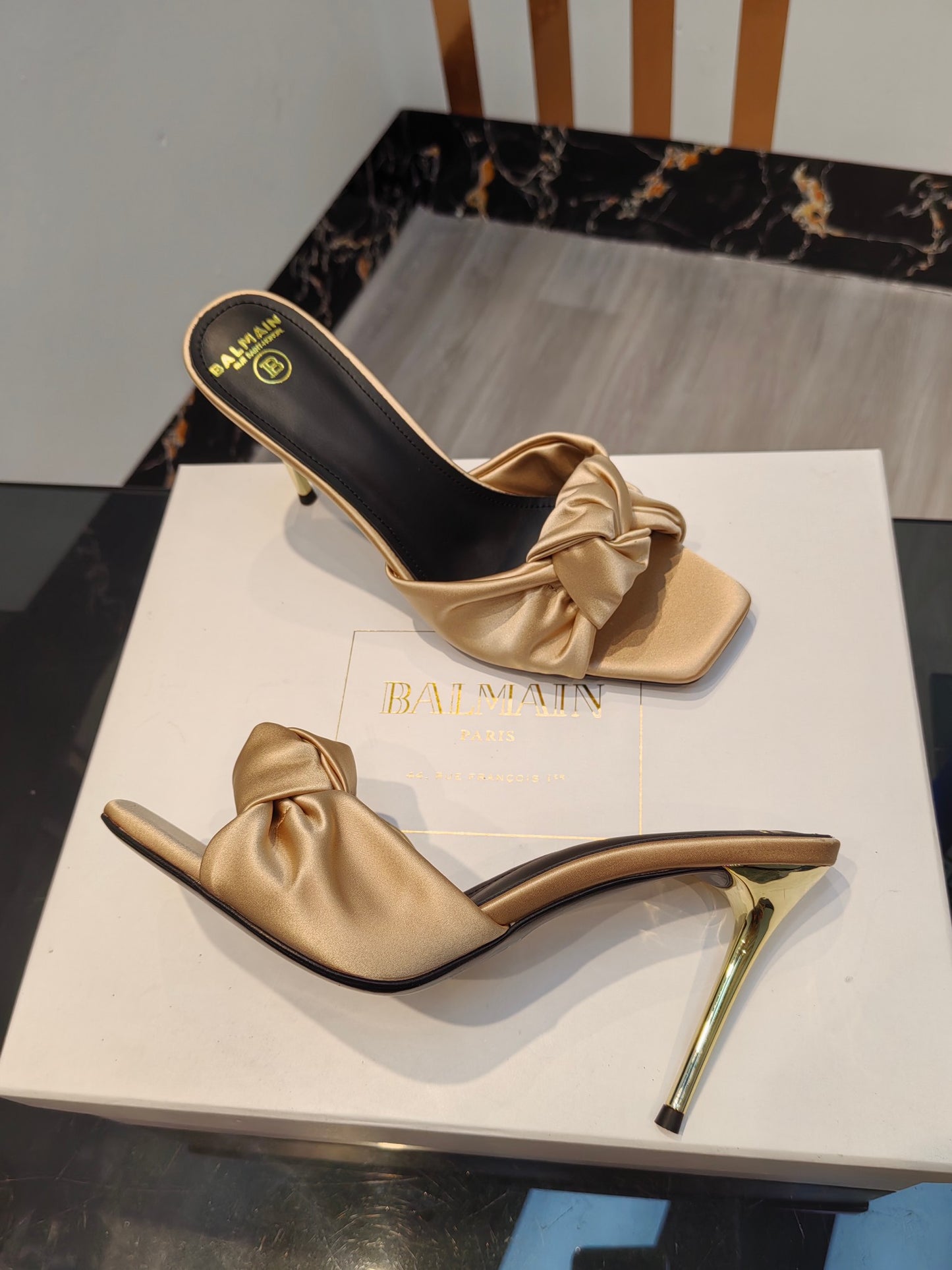 Balmain high heels sandals