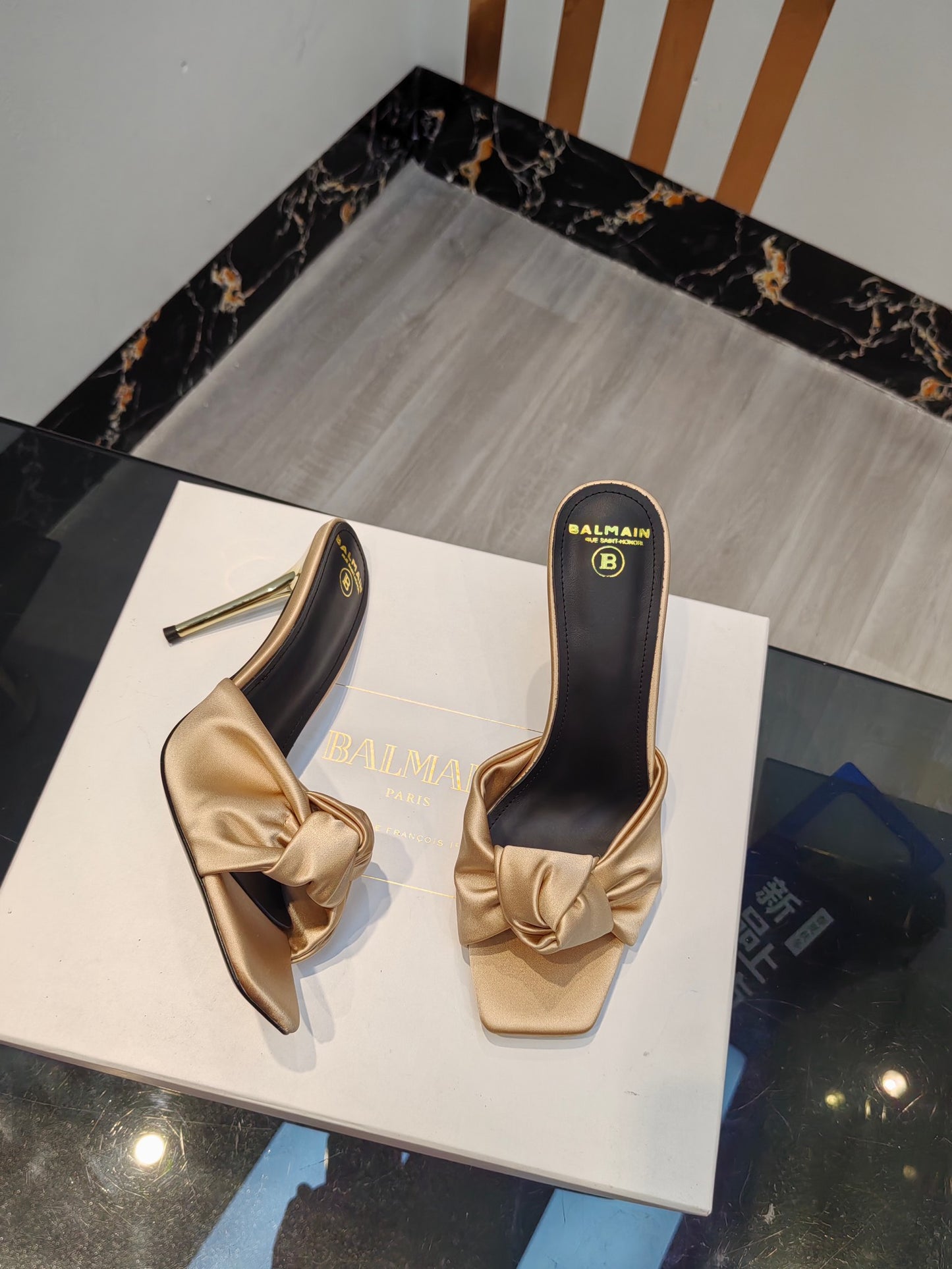 Balmain high heels sandals