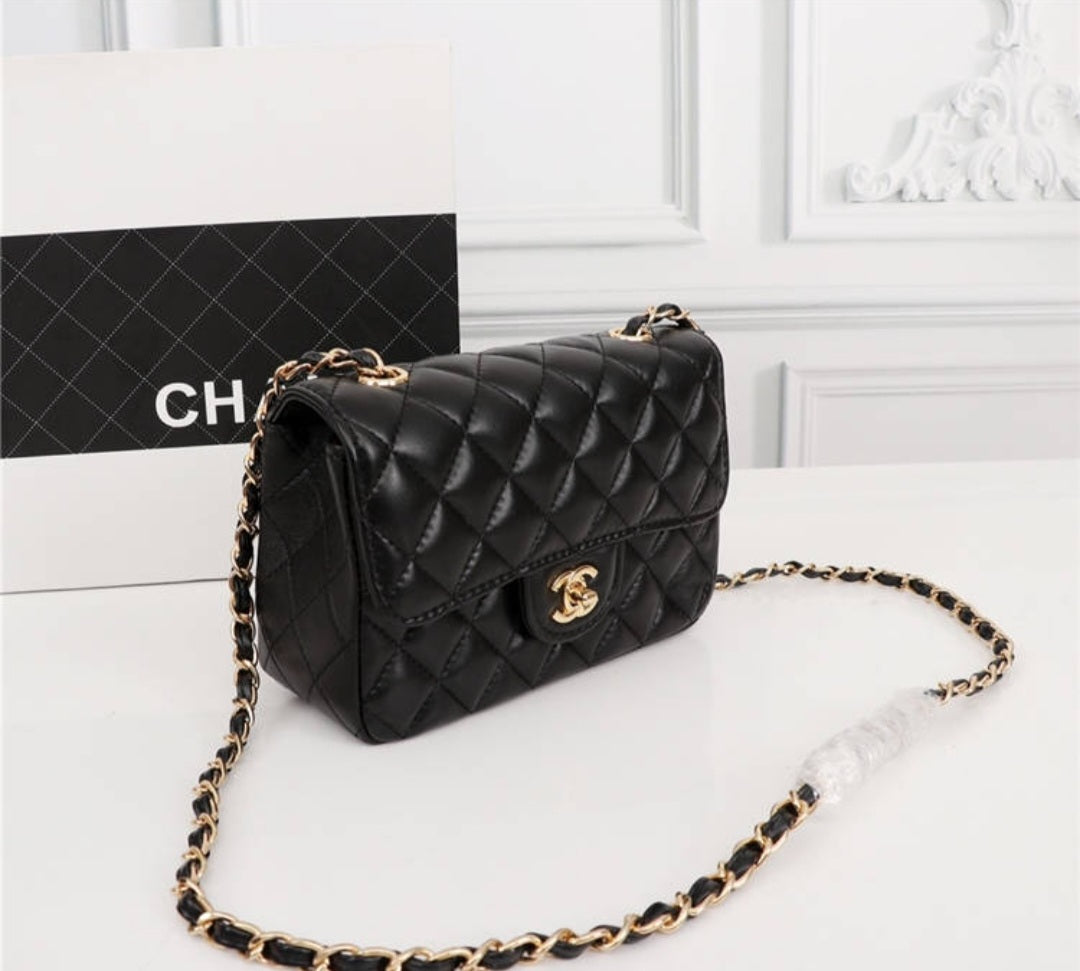 CC style classic double flap bag