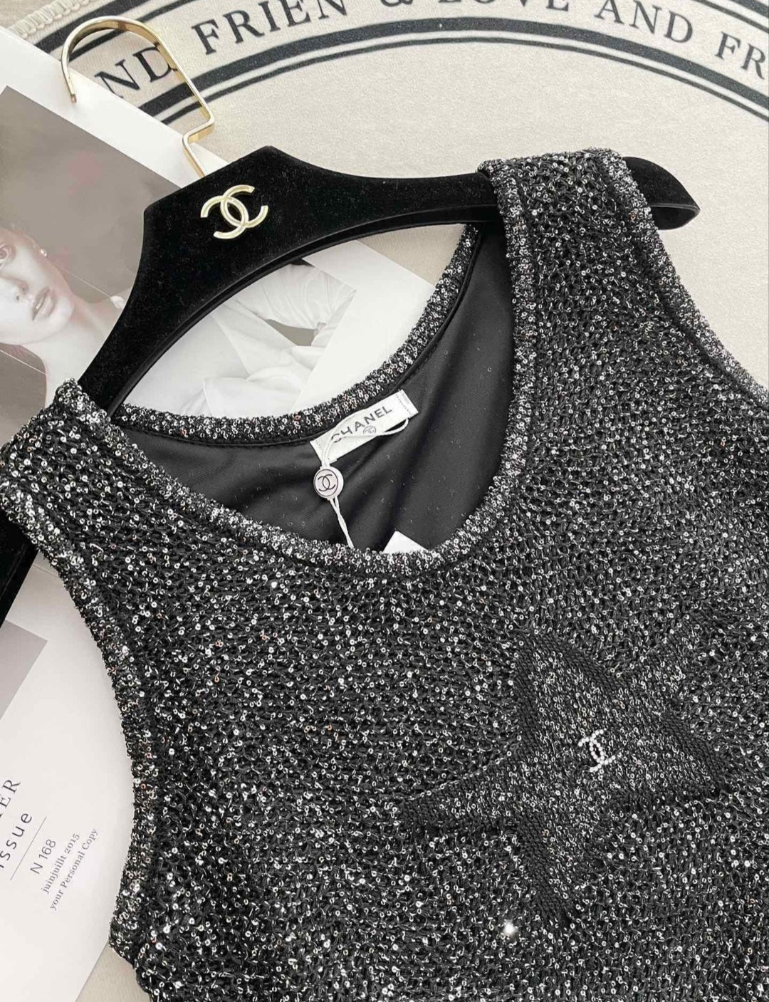 Chanel tank grey