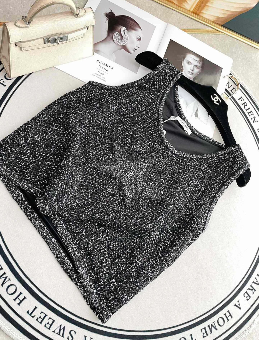 Chanel tank grey