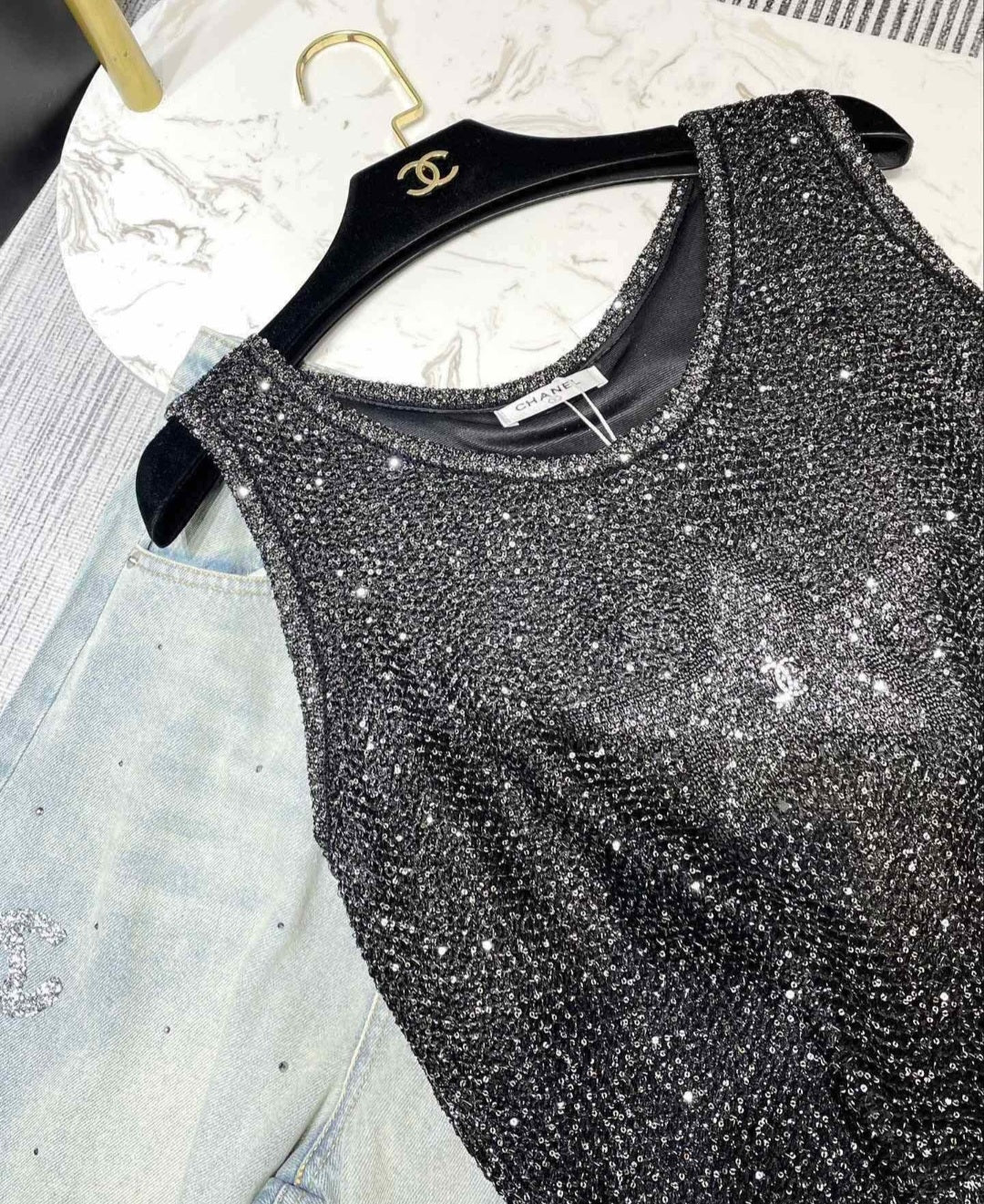 Chanel tank grey