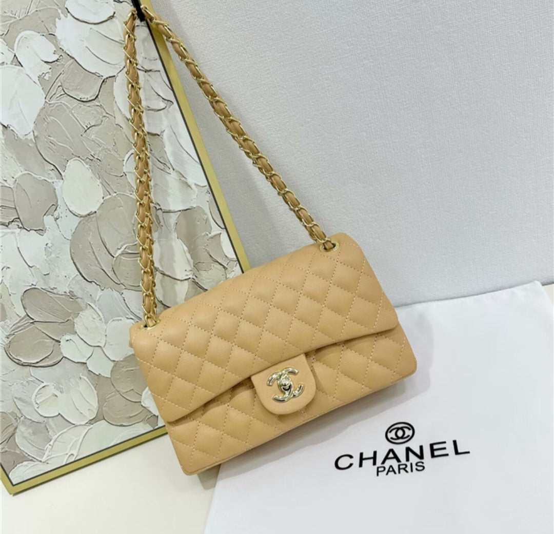 CC style classic double flap bag