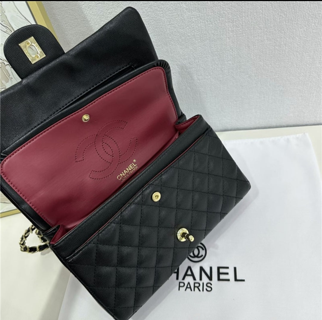 CC style classic double flap bag