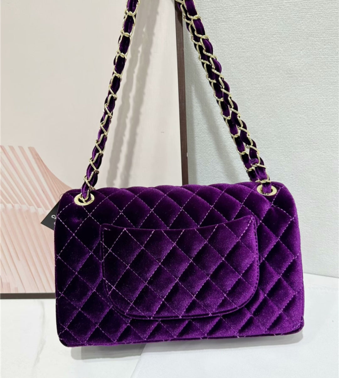 CC style classic double flap bag