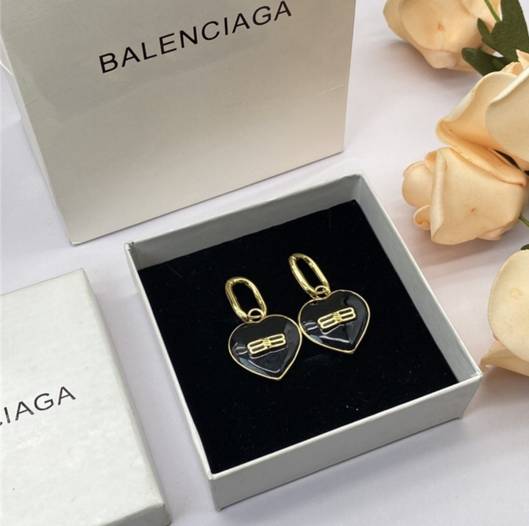 Balenciaga Bb necklace and earrings set