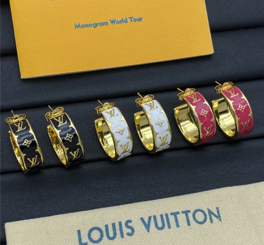 Louis Vuitton set earrings necklace