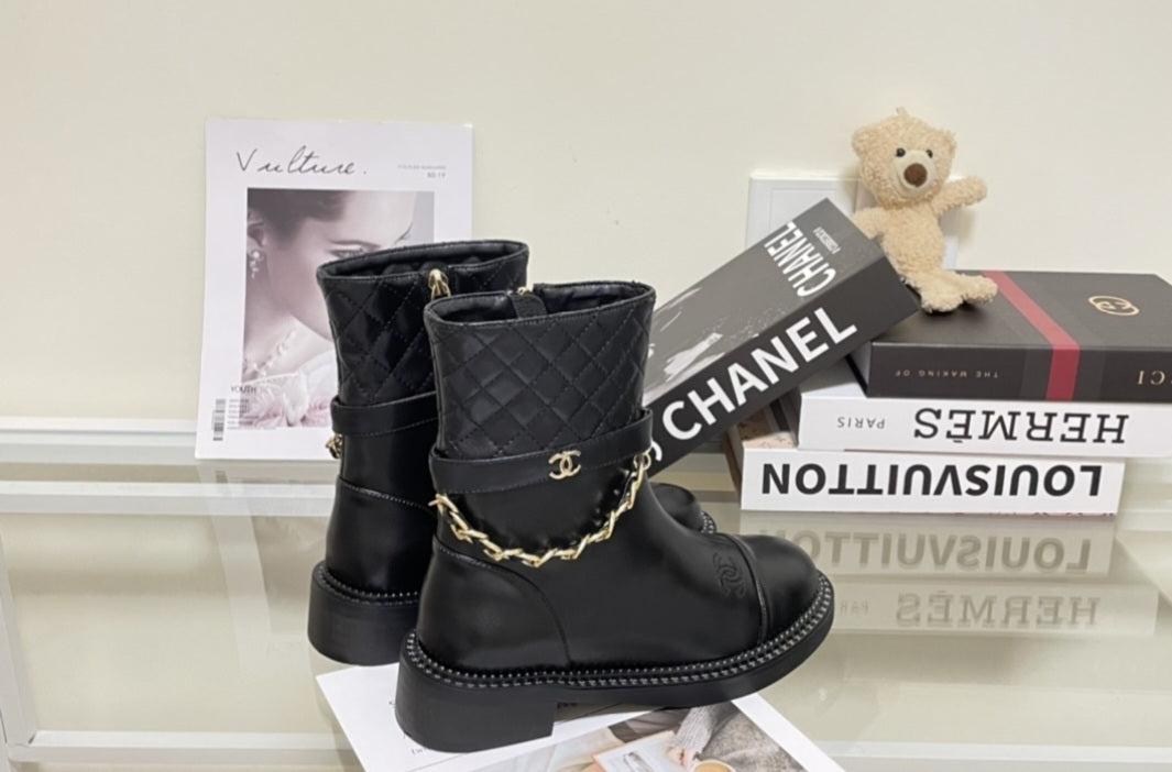 Chanel short boots