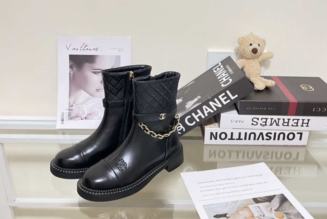 Chanel short boots