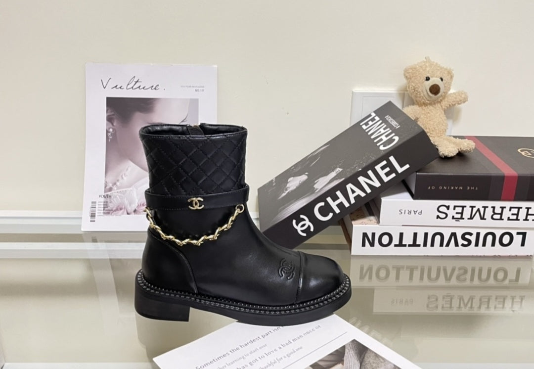 Chanel short boots