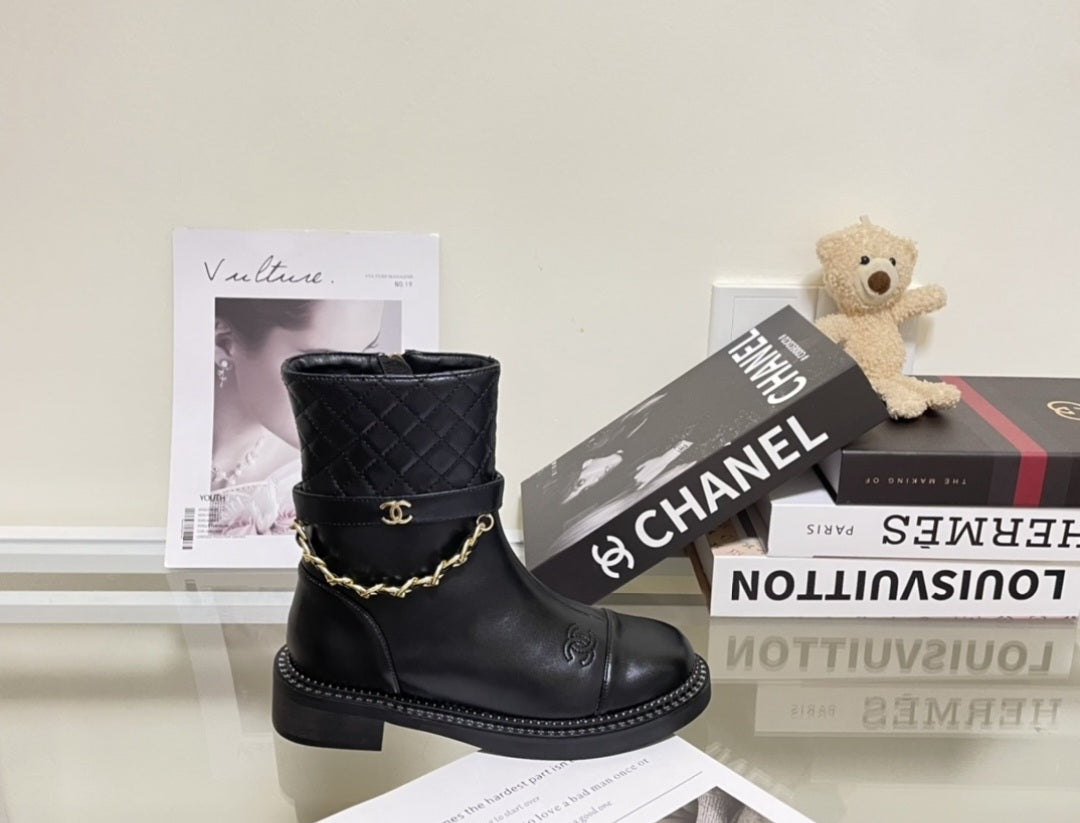 Chanel short boots