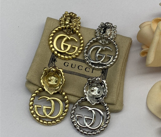 2 pairs Gg and Cc earrings for sale